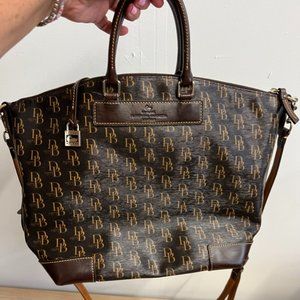 Authentic Coated Canvas Dooney & Bourke Bag